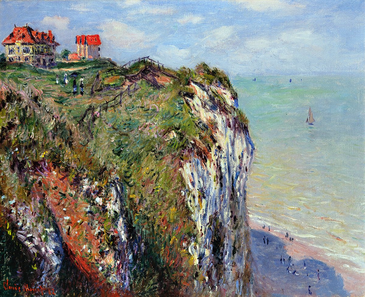 Claude Monet
Cliff at Dieppe, 1882