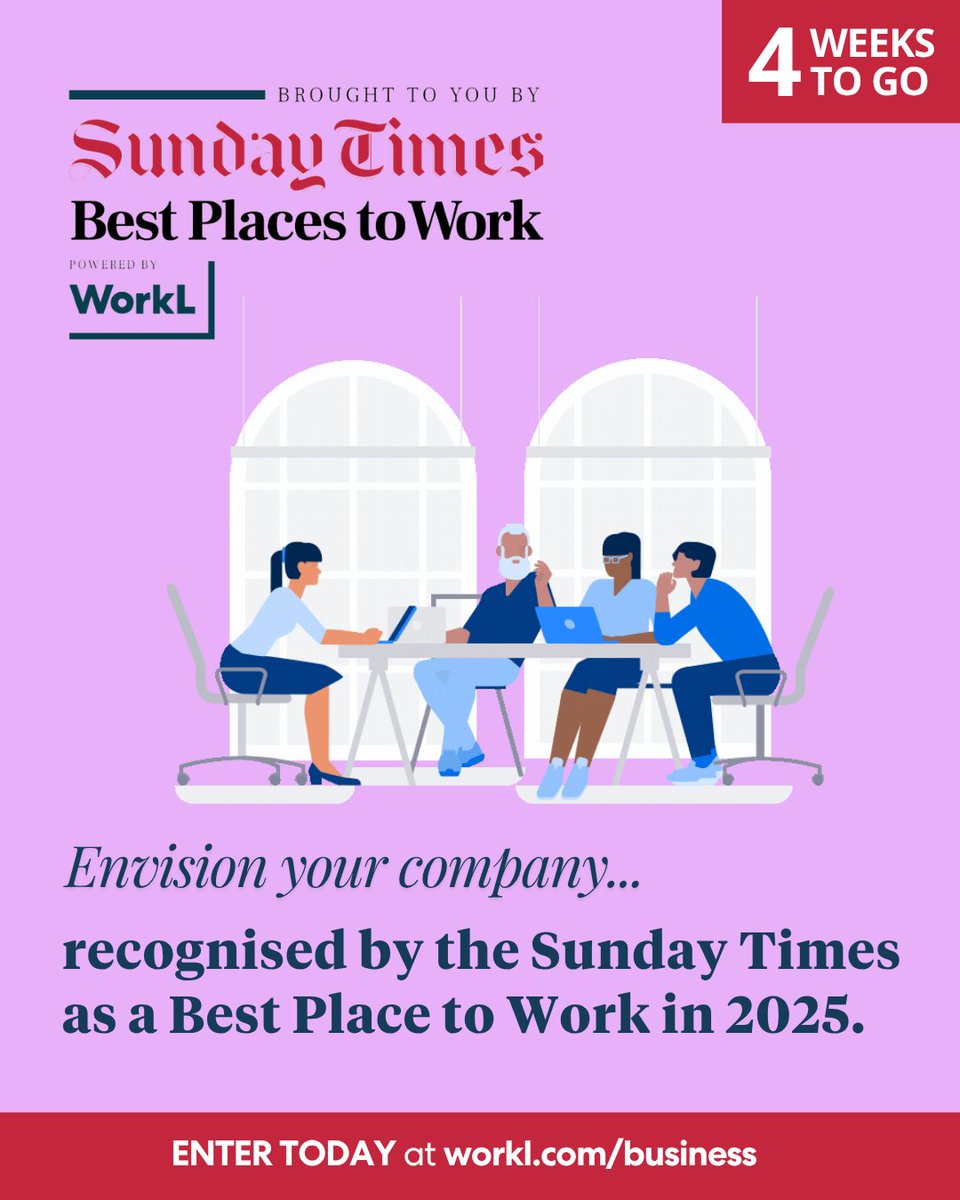 Last Call! 

Join our free 30-minute webinar tomorrow to learn how entering the Sunday Times Best Places to Work Awards 2025 can help you.

📅 23 Sept 2025 | 🕛 12:00–12:30 SAST | 💻 Zoom

Register now: zoom.us/webinar/regist…