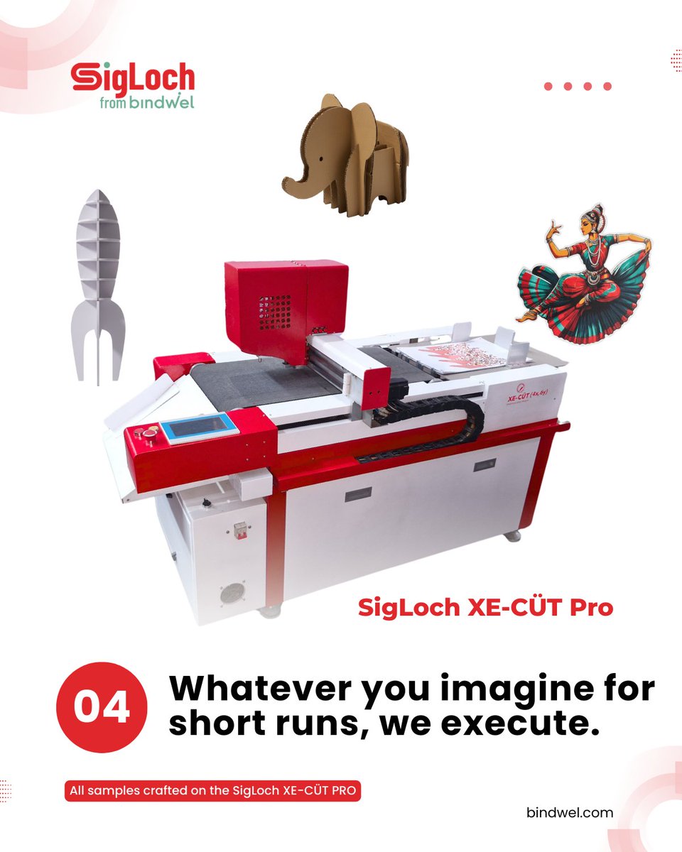 Fast as a rocket, strong as an elephant, graceful as a dancer.

Every sample here was crafted on SigLoch XE-CÜT PRO—built for digital short-run printers.

Comment which samples you want to see cut on the SigLoch XE-CÜT PRO.

#SigLoch #Bindwel #XECUTPro #ShortRun #MadeInIndia