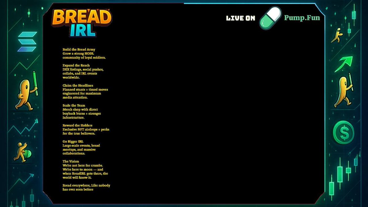 Check out the stream overlay! What do you guys think?

We’re going to go live in an hour or so!!!

This is the start of a future where we all win and break bread together! Let’s fucking go guys!
#memecoin