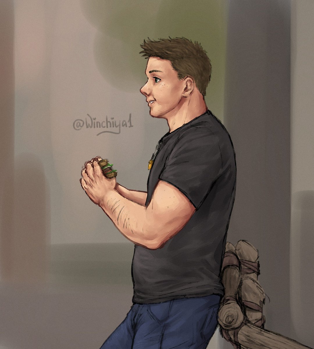 Marital status: in love with chubby Dean

#spn #spnfanart #deanwinchester