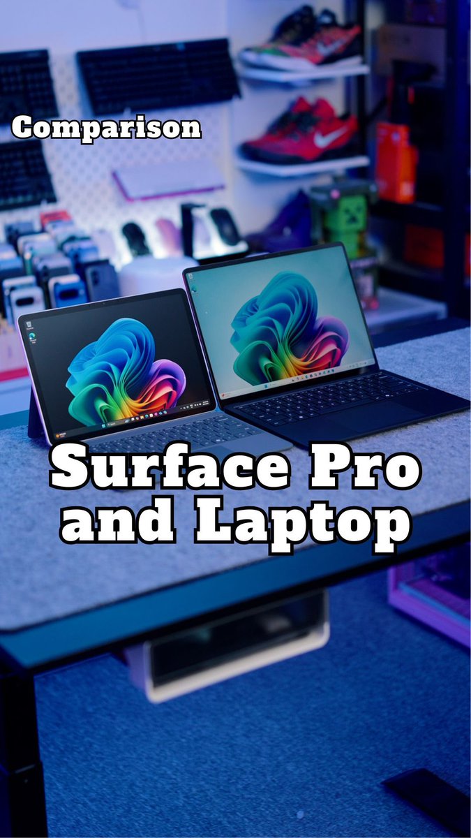 afiqchii's tweet image. Dua-dua Microsoft Surface Pro dan Surface Laptop ada banyak Copilot features untuk korang enjoy. So, Copilot+ PC yang mana satu patut korang pilih

#MicrosoftMalaysia #CopilotCreatorClub #MicrosoftSurface