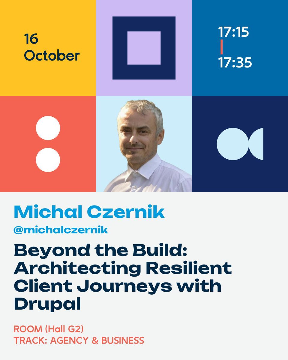 DrupalConEur's tweet image. 🎉 Meet more amazing voices coming to #DrupalConVienna 2025!
We’re excited to welcome Vincenzo Gambino, Paul Sebborn, and Michal Czernik to the speaker lineup. 🌍
📅 Join us in Vienna, 14–17 October 2025
👉 buff.ly/uHcpyhX
#DrupalConEur #DrupalCommunity #OpenSource