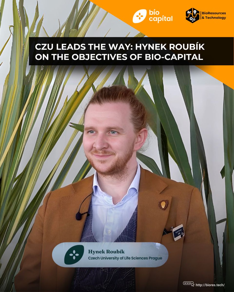 BioRes_Tech's tweet image. 🌱@CZUvPraze Leads the Way: BIO-CAPITAL in Action

➡ BRT Director and BIO-CAPITAL Project Coordinator @HynekRoubik shares how the project is bridging science, policy, and finance to mobilize investment in biodiversity!

🎥biogas.czu.cz/en/r-19017-tea…
