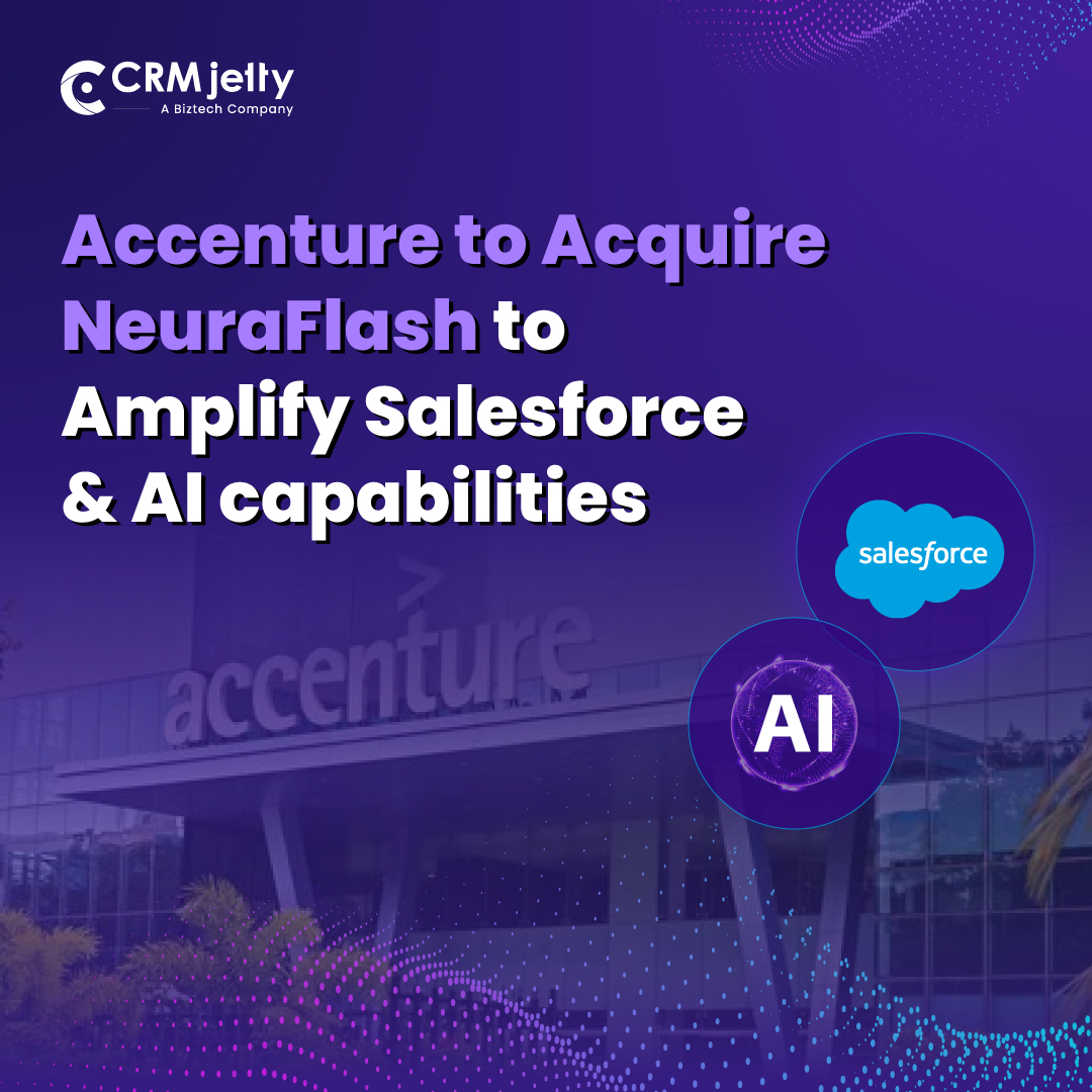 CRMJetty's tweet image. 🚀 Accenture to acquire NeuraFlash, boosting its Salesforce + GenAI edge with 500+ pros &amp;amp; 2,000+ certs. A big leap in enterprise AI adoption! 🌍

🔗 Source: accntu.re/4pAKQ46
#Accenture #AI #Salesforce #GenerativeAI #EnterpriseAI