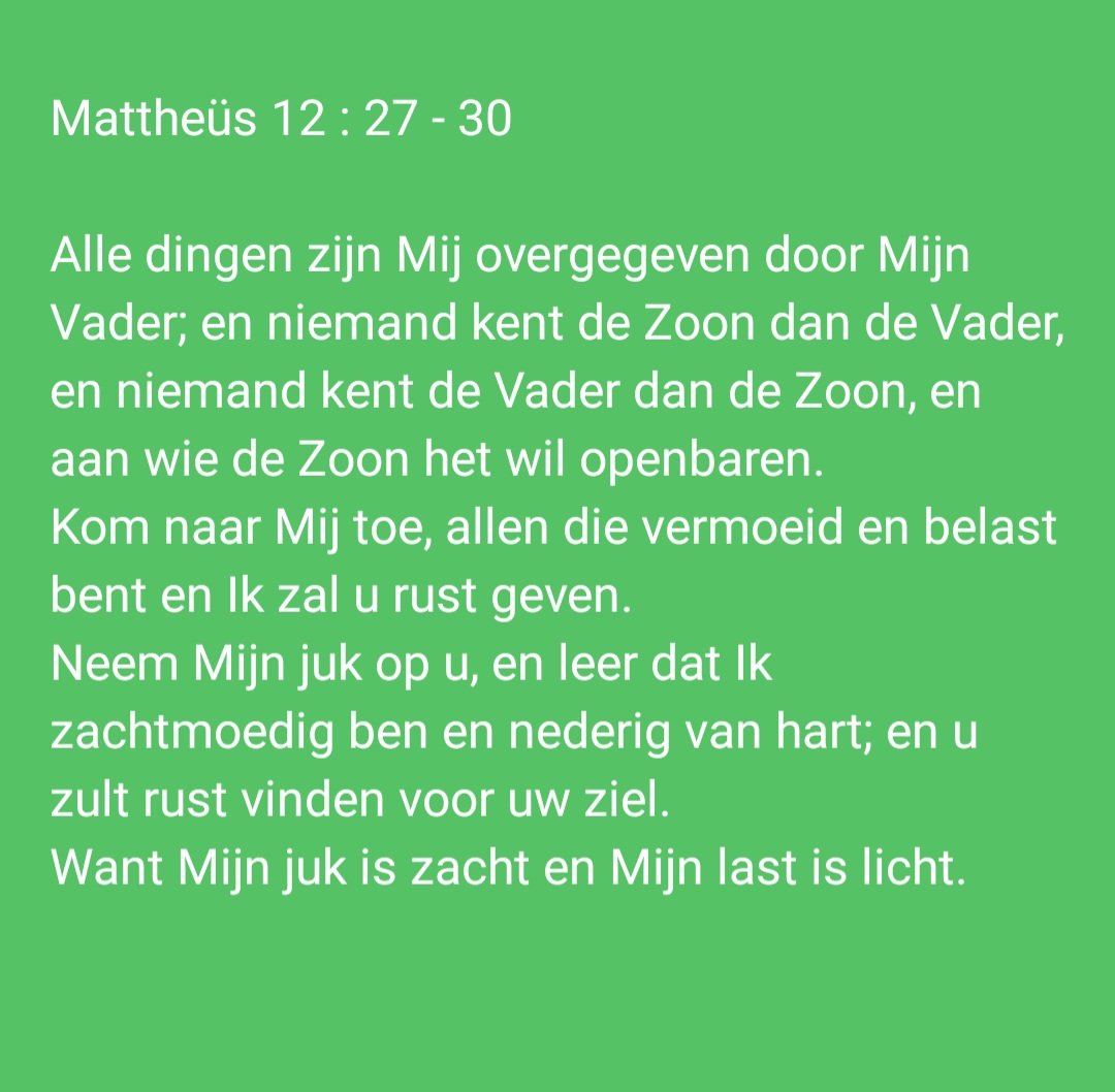 Heeft u de rust al gevonden, bij Jezus?