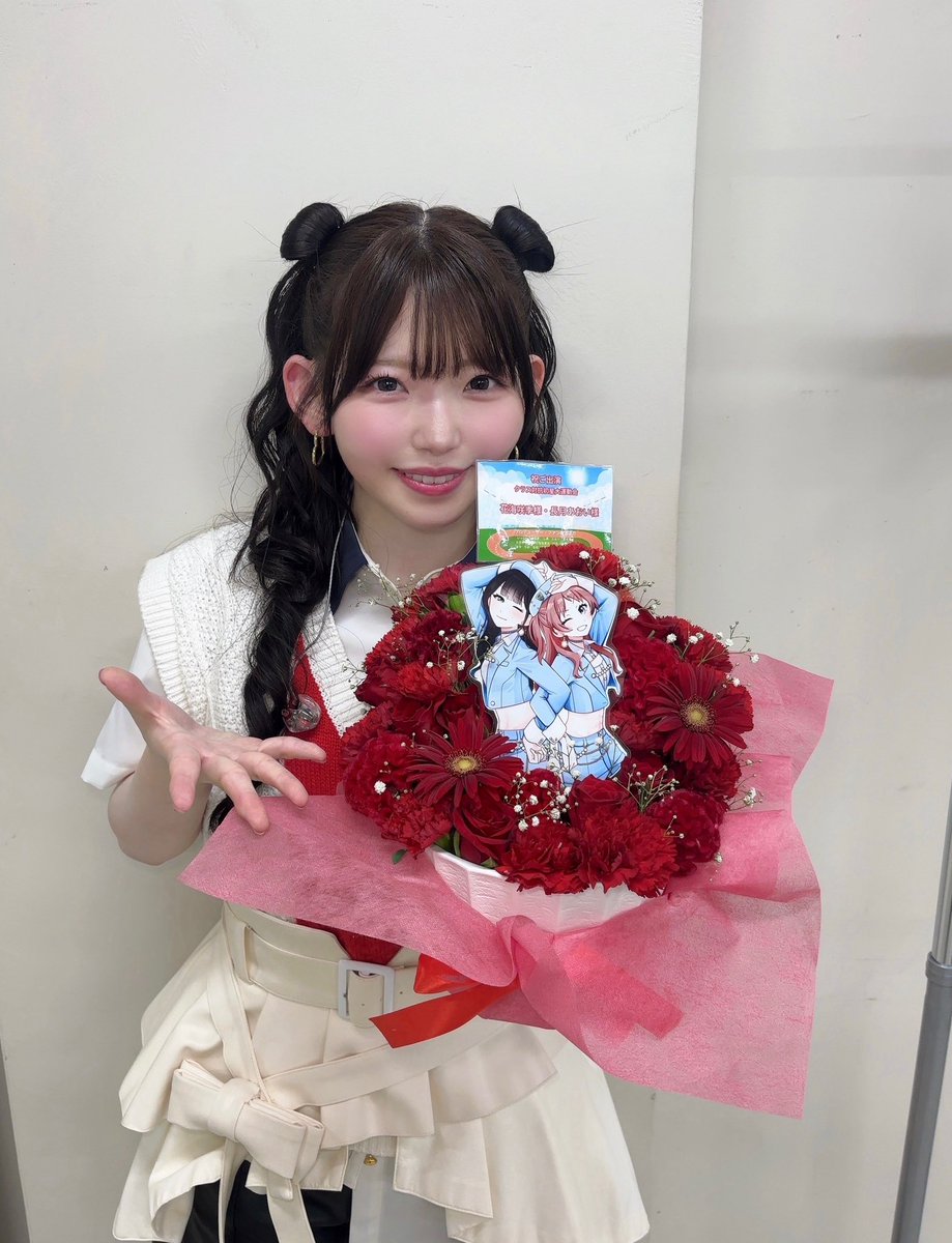素敵なお花、本当にありがとうございました💐 プロデューサーさん達の