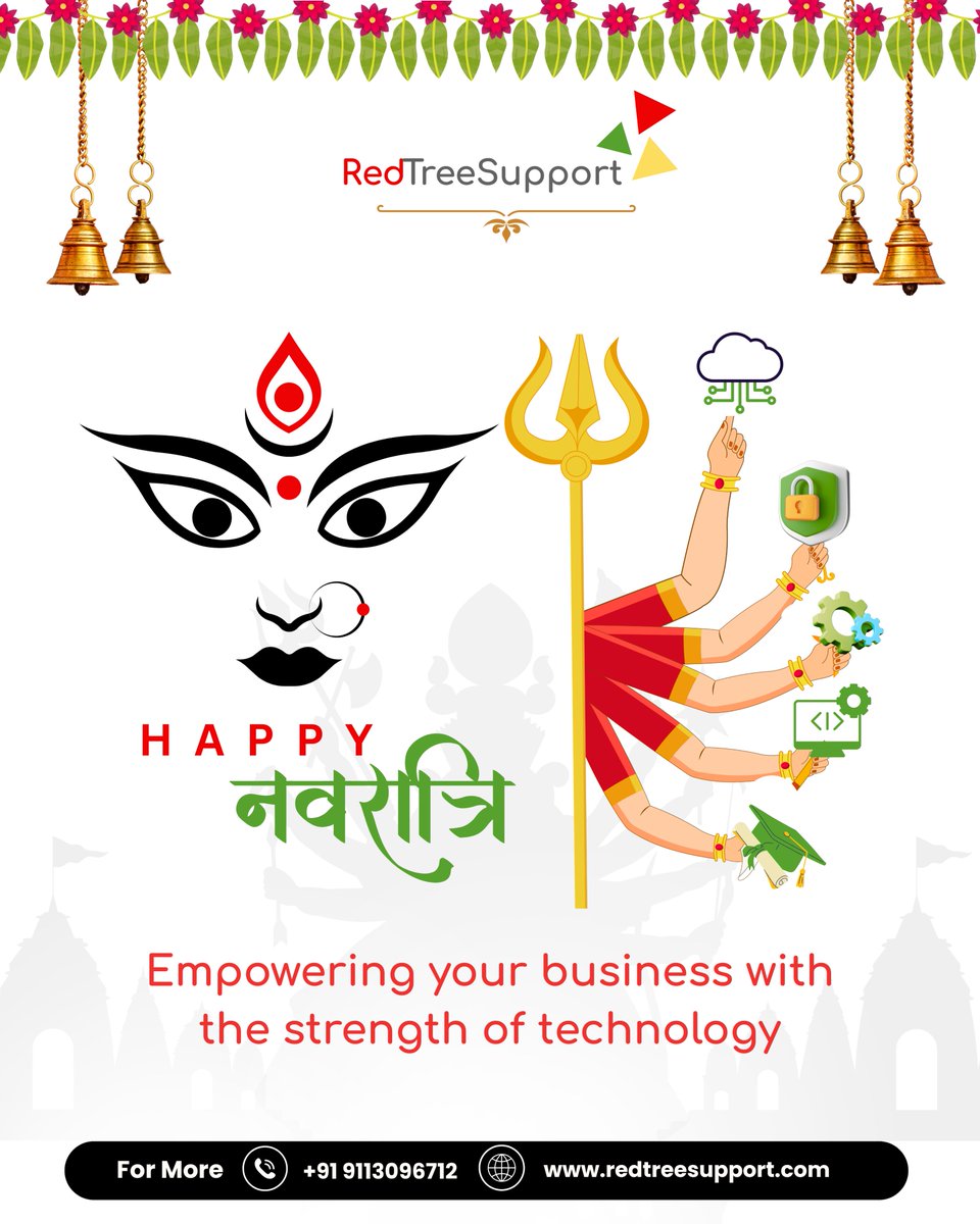 redtreesup2024's tweet image. This Navratri, let the power of technology safeguard and empower your business!✨ #redtreesupport #RTS #redtree #happynavratri #uaeitservices #uaedigital #bangalorebusiness #bangaloretech #bangaloreitservices #bangaloredigital #ukitservices #ukbusinesssupport #ukdigital #uktech