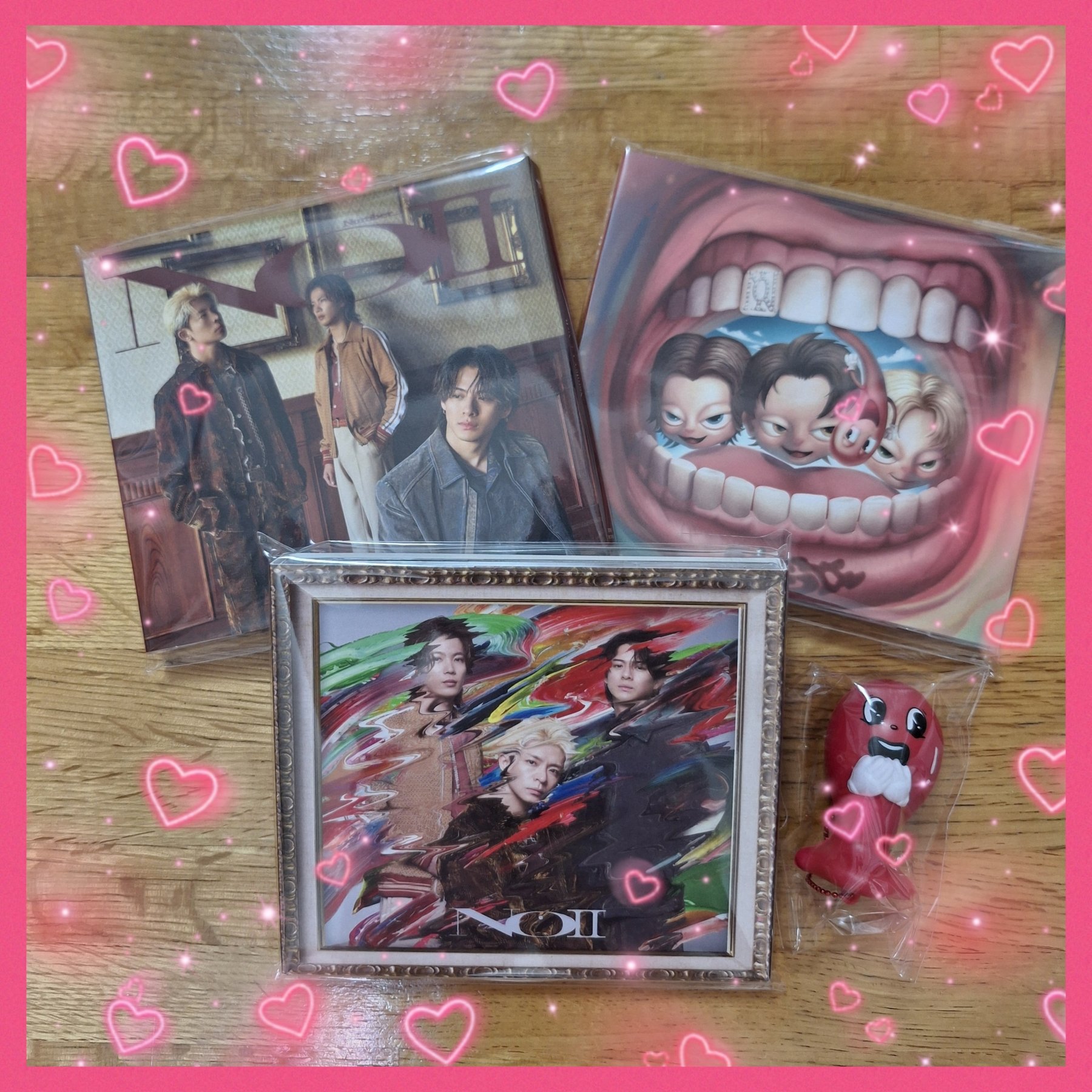 うーちゃん　紫耀くん♡︎、SHOペンらリボン、くまハートイナズマ3点の計5点 うーちゃん 紫耀くん♡︎、SHOペンらリボン、くまハートイナズマ3点
