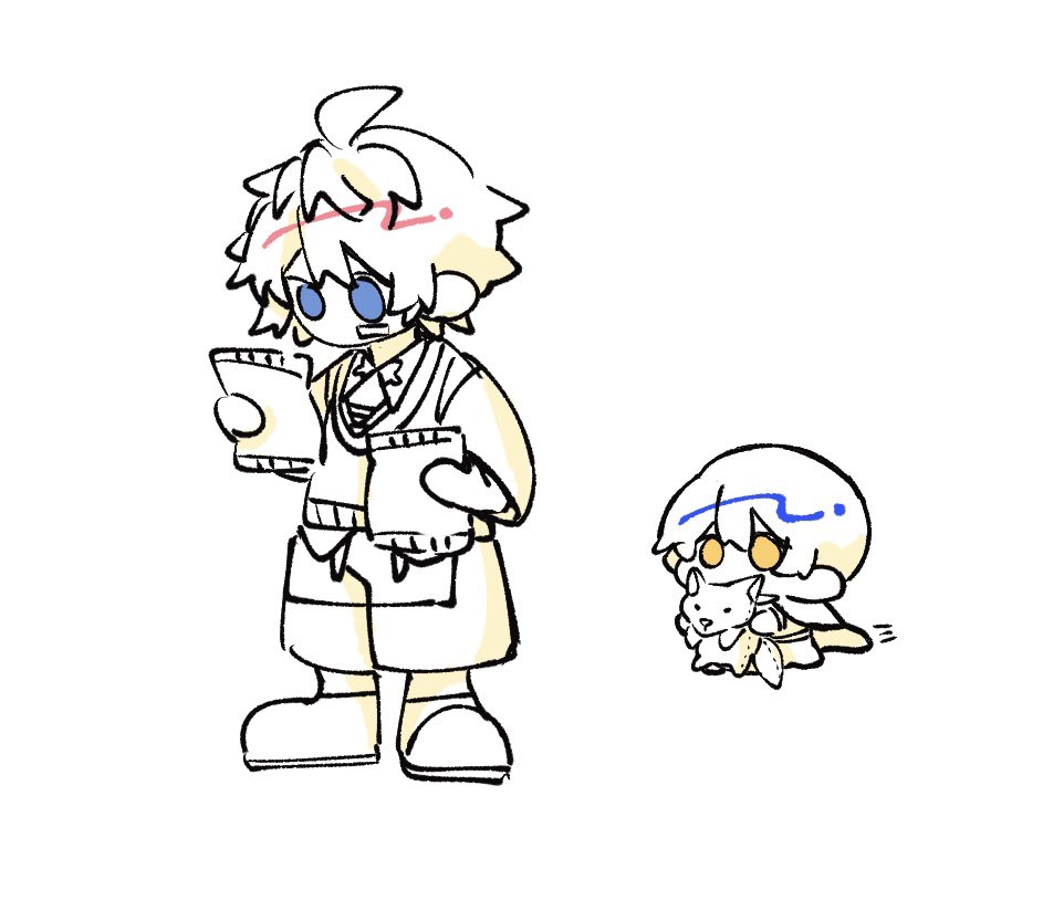 おねだり🦖🐺