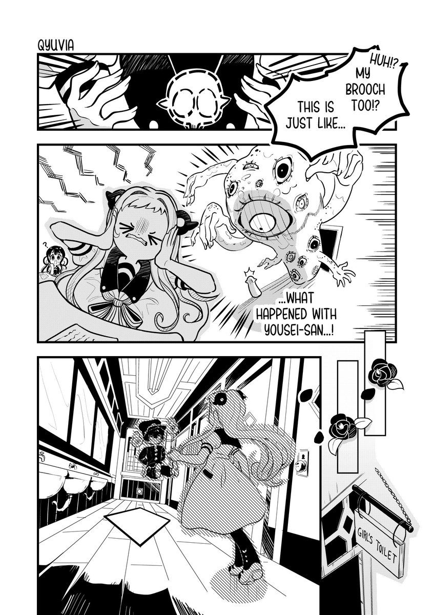 Qyuvia's tweet photo. My hananene comic is here! (4/5) https://t.co/QzVwT1o5DM