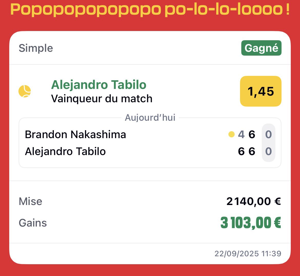 TactiqueBavarde's tweet image. Nananinana

103€ à aller chercher parmi les RT