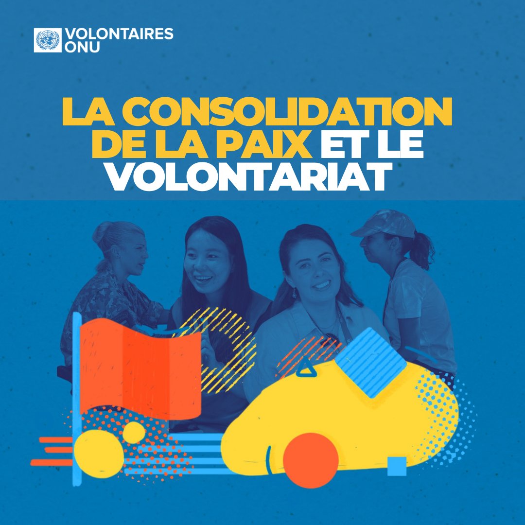 Lorsque vous abordez les thèmes de la consolidation de la paix et du volontariat, mettez l’accent sur les priorités suivantes : 
💪🏽Comprendre leurs forces et limites
📚Étudier leur contribution à la paix 
🦺Renforcer leur sécurité

En savoir plus : 🔗shorturl.at/dC9GD