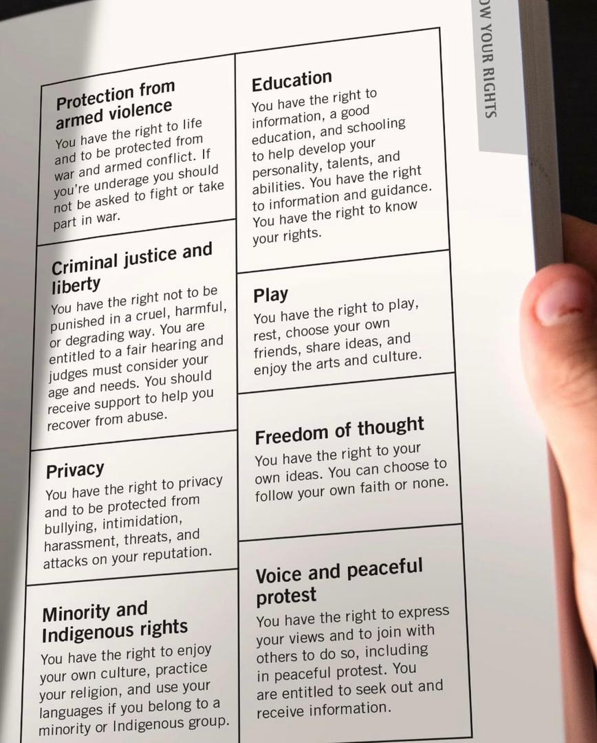 I'm so inspired by young people around the world who are on the front lines of the struggle for human rights.
From protecting the environment to fighting inequality and discrimination, they are stepping in to do the work adults should but so far have failed to do.