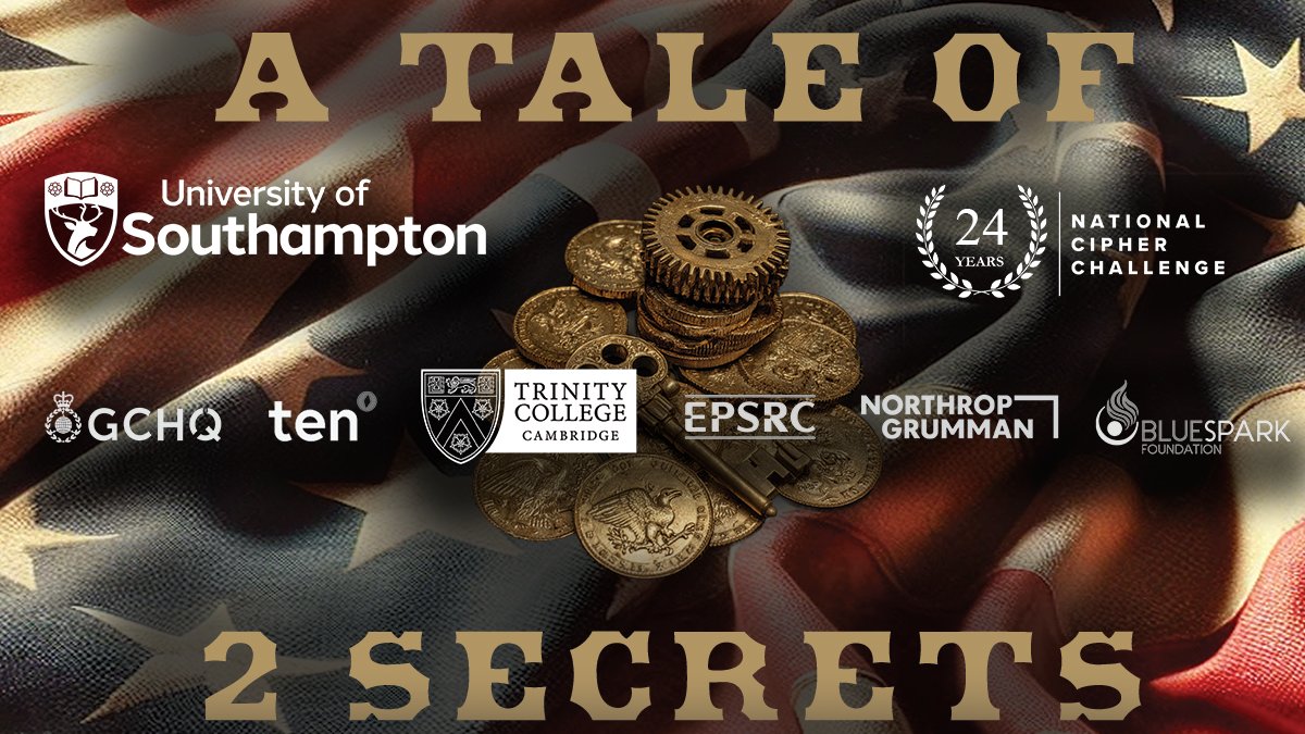 Cipher_Master's tweet image. The 24th National Cipher Challenge is now open for registrations and we have already had 1200 sign ups. The competition starts on October 9th, so there is time to register your teams and get them investigating  codes and ciphers. Catch up on our news at cipherchallenge.org.