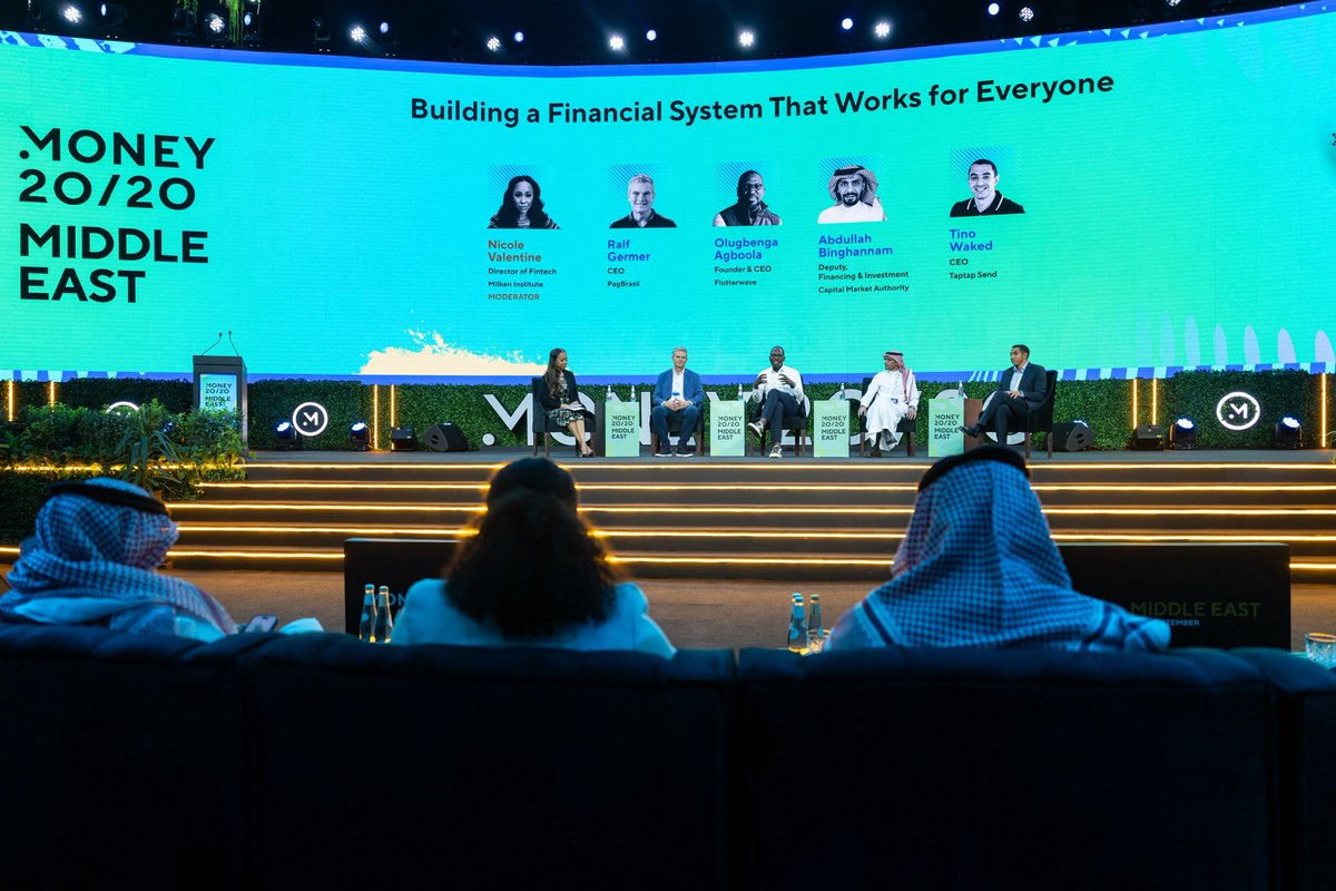 theflutterwave's tweet image. Last week, we had a remarkable time at @money2020_me! 🎉

Our Founder &amp;amp; CEO, Olugbenga “GB” Agboola (@TechProd_Arch) represented us in conversations shaping the future of payments.

From panels on public-private partnerships and building inclusive financial systems, to a…