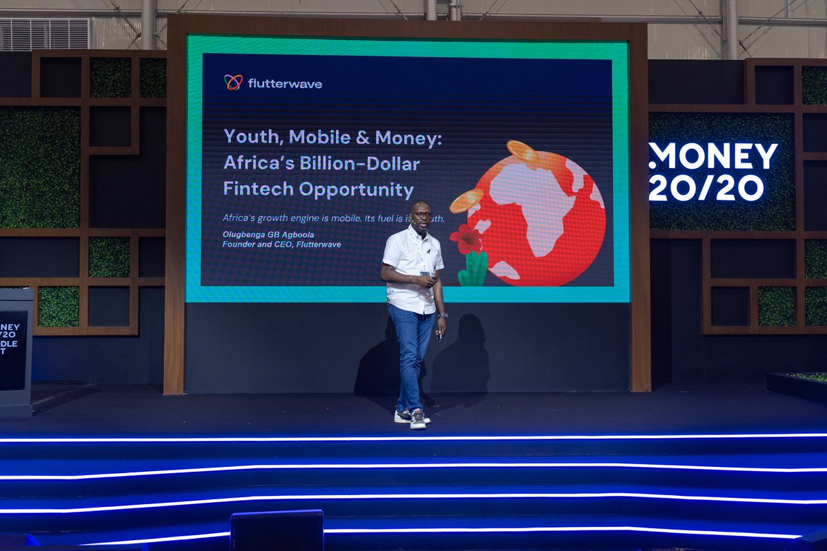theflutterwave's tweet image. Last week, we had a remarkable time at @money2020_me! 🎉

Our Founder &amp;amp; CEO, Olugbenga “GB” Agboola (@TechProd_Arch) represented us in conversations shaping the future of payments.

From panels on public-private partnerships and building inclusive financial systems, to a…