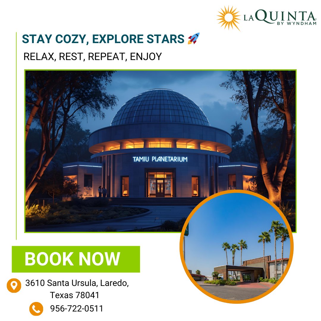 InnLaredo's tweet photo. 🚀 Adventure Awaits, Comfort Assured Here.
📍 3610 Santa Ursula, Laredo, Texas 78041
📞 956-722-0511
#TexasStay #LaredoTravel #BudgetFriendly #CozyStay https://t.co/lPU4lB5R5f