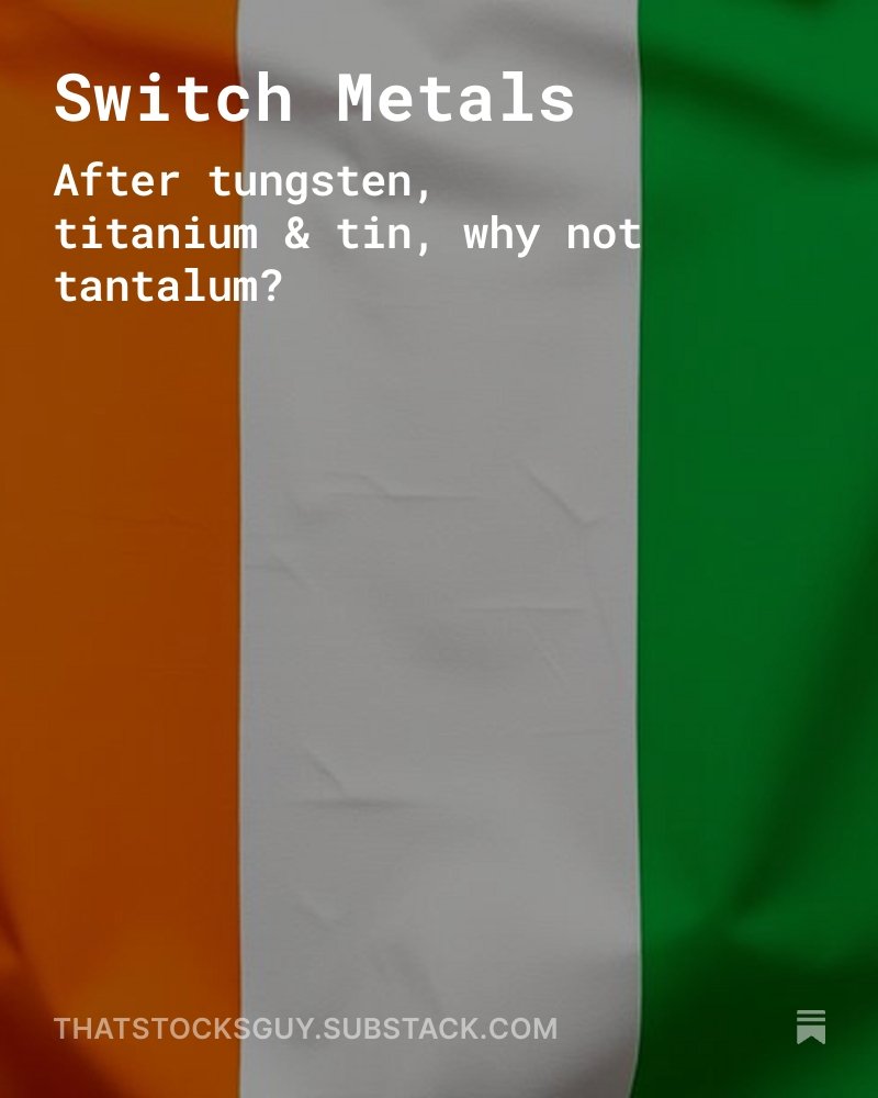 that_stocks_guy's tweet image. #SWT #TANTALUM

Another 't' play.

This time, Tantalum.

open.substack.com/pub/thatstocks…