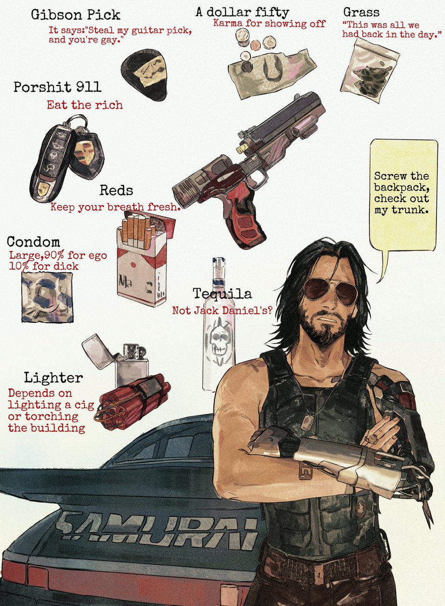 What's in a rocker's bag