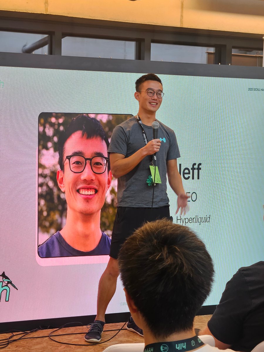 We're honored and proud to have <a href="/chameleon_jeff/">jeff.hl</a>, CEO of Hyperliquid Labs, as one of our judges. 🙌

The first-ever in-person <a href="/HyperliquidX/">Hyperliquid</a> Hackathon has brought together top builders and visionaries from around the globe. We're deeply grateful to all our hardworking builders and