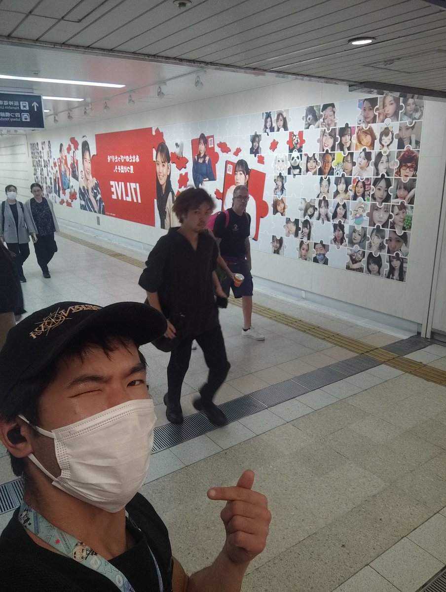 gochiusa_mineta's tweet photo. JR大阪駅 桜橋口〜中央口間
JR大阪駅 桜橋口 地下道 広告806
#イチナナライブ #17LIVE
#ALucana #bproduction #VTuber https://t.co/tiTkSZ81k5