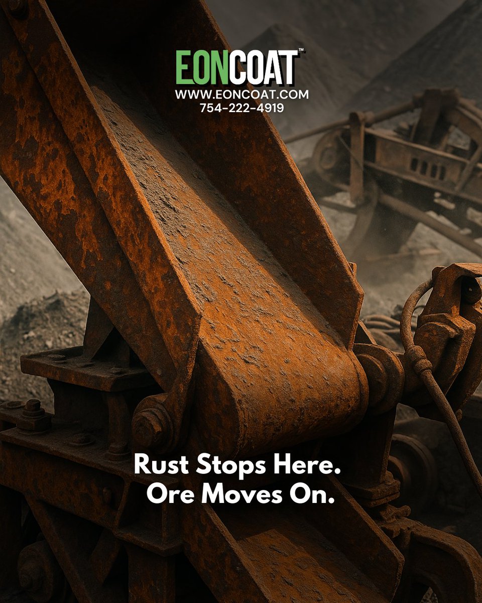 EonCoat's tweet image. ⛏️ Mining: Steel in the Harshest Environments

Mines are brutal on steel. EonCoat bonds at the surface, resisting abrasion &amp;amp; chemical attack for decades.

📌 Check back tomorrow for aviation infrastructure where uptime is critical.

#Mining #SteelProtection #EonCoat