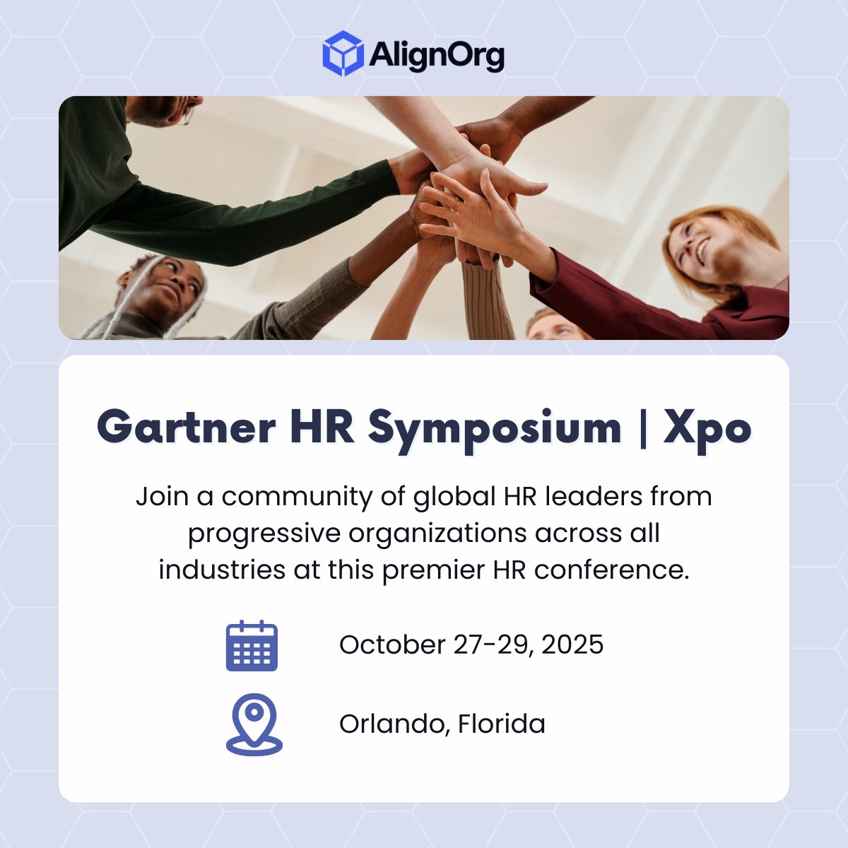 alignorg's tweet image. The Gartner HR Symposium/Xpo™ 2025 in Orlando offers data-driven insights, networking with top HR leaders, and actionable plans to transform your strategies.🌟

📅 Register now! hubs.li/Q031BpdZ0

#HRLeadership #GartnerHR #HRSymposium