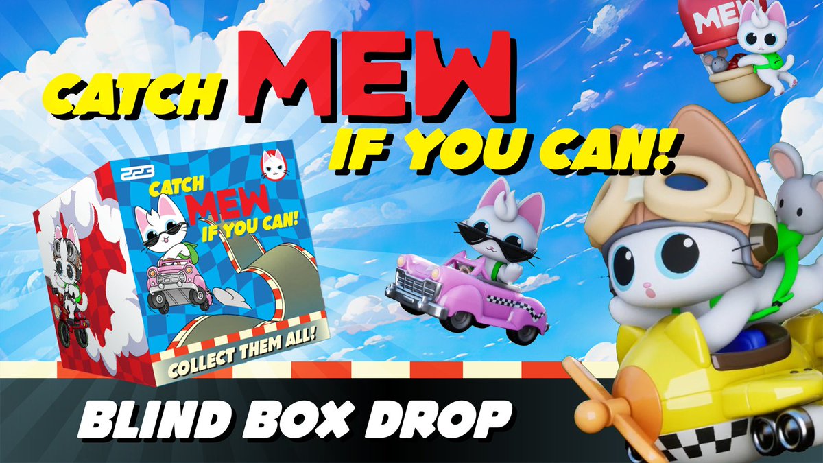 CoinMarketCap's tweet photo. Catch Mew If You Can… 🏁✨

@mew blind boxes drop today. Six unique collectible figurines are now available, including one RARE and one ULTRA RARE MEW character. Limited supply. FCFS. (Sponsored)

Collect your own at the link below ⬇️ https://t.co/9ED0SMZ9qL