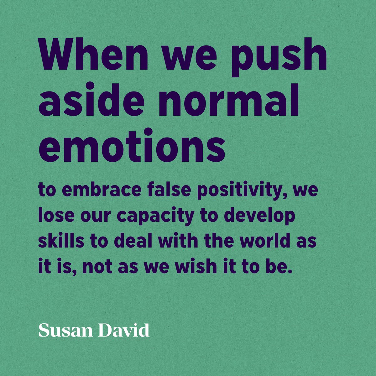 We are wired to feel negative at times. 

Contrary to what our culture tells us, accepting our so-called negative emotions can have tangible benefits. Learn how to rethink happiness and positivity as paramount goals, and how to effectively cope with “negative” emotions.