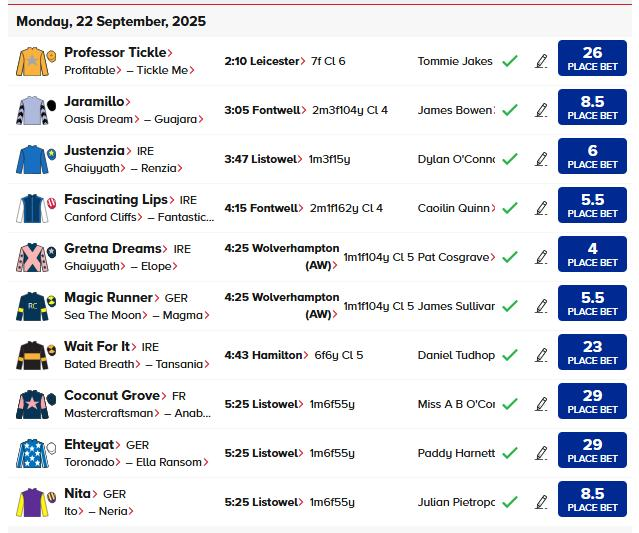 themastarata's tweet photo. Just told #emailists 1.30 @ListowelRaces Marjorie Daw #SadlersWells #trnr4R 0-2-2 interesting too: #germandam's -https://t.co/3ktn5R8r51 https://t.co/3tYY32BQ9r