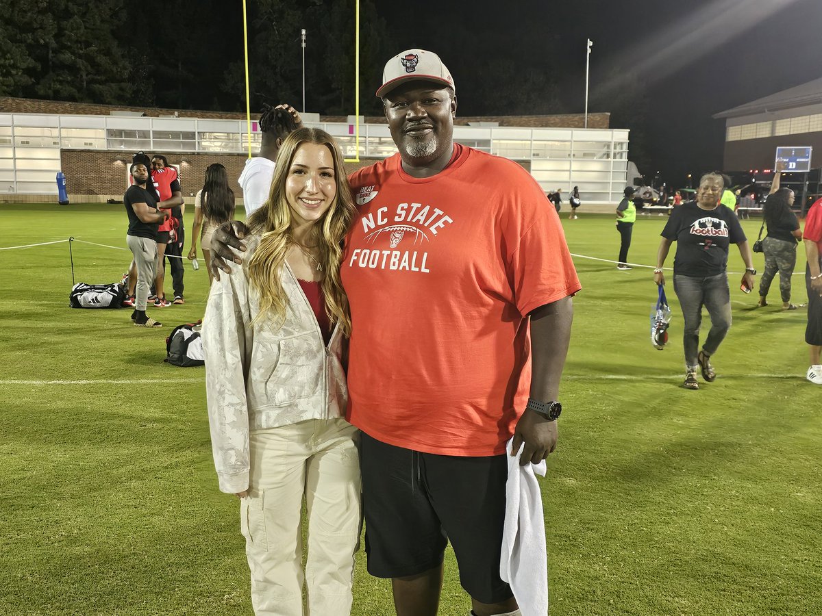 Ran into my former pole vault athlete and school daughter at the Duke vs NCST game last Saturday.  Always a blessing. Winthrop University has a great one.