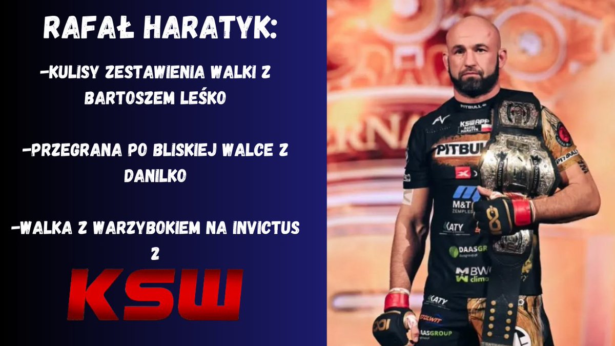 Bartosz Oleś (Redaktor naczelny Polish Fighters) tweet media