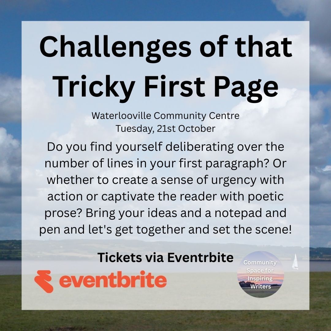 MoonProjects25's tweet image. Find yourself deliberating over the number of lines in your first paragraph? Or whether to create a sense of urgency with action or captivate the reader with poetic prose? Bring your ideas and a notepad and pen and let&apos;s get together and set the scene! #Portsmouth #hampshsire