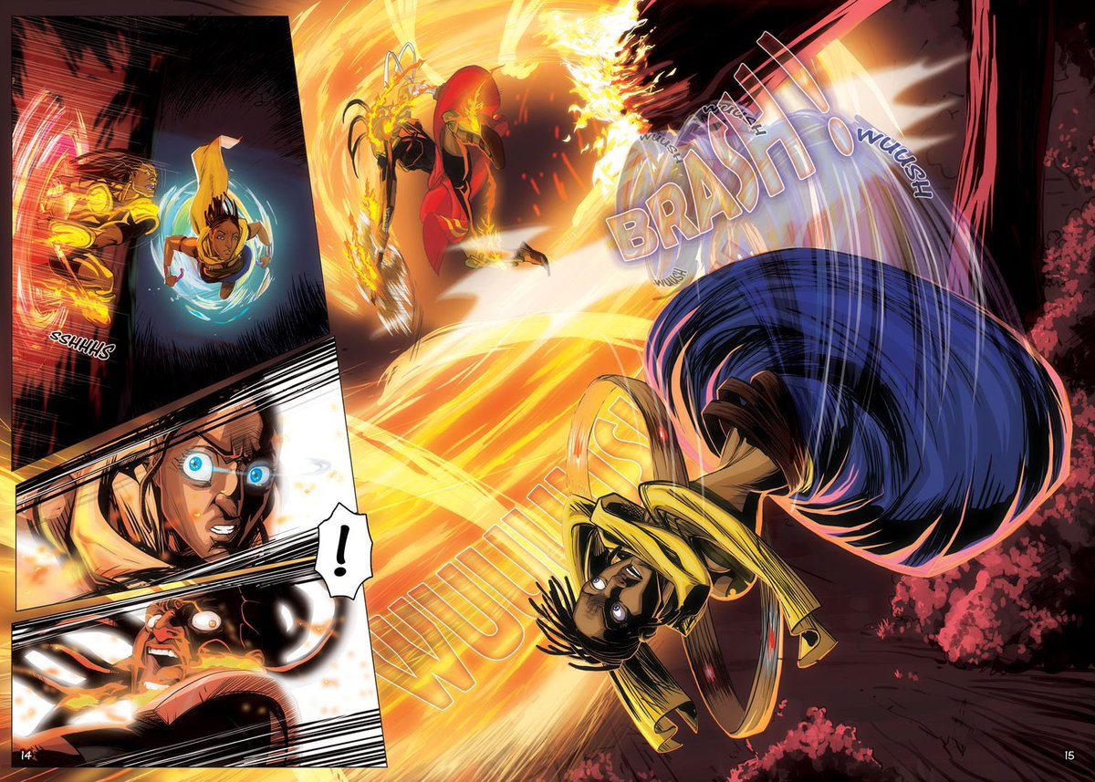 Man… Enkwo really went for the kill here. 
Onia didn’t survive because she was faster
she survived because she felt that deadly intent.
In Aurion, fights aren’t just battles… they’re choices between wrath and honor.