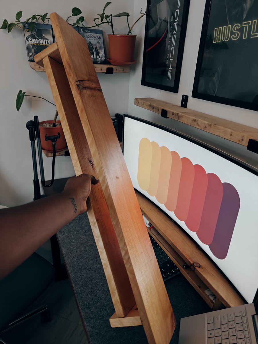 Also, every desk purchase this week comes with a free monitor/desk riser.