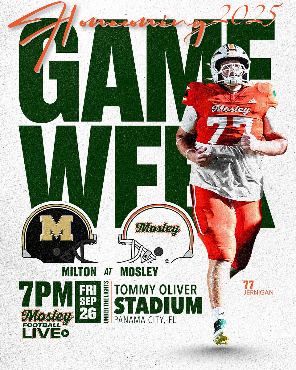 Homecoming Week!!
#MosleyMade

<a href="/AdebanjiBamide1/">Banji Bamidele</a> <a href="/Ath_Dynasty/">The Athletic Academy</a> <a href="/TrueKAWright/">Kyle Wright(Leave It At The Table)</a> <a href="/DH11RT/">David Hayes</a>