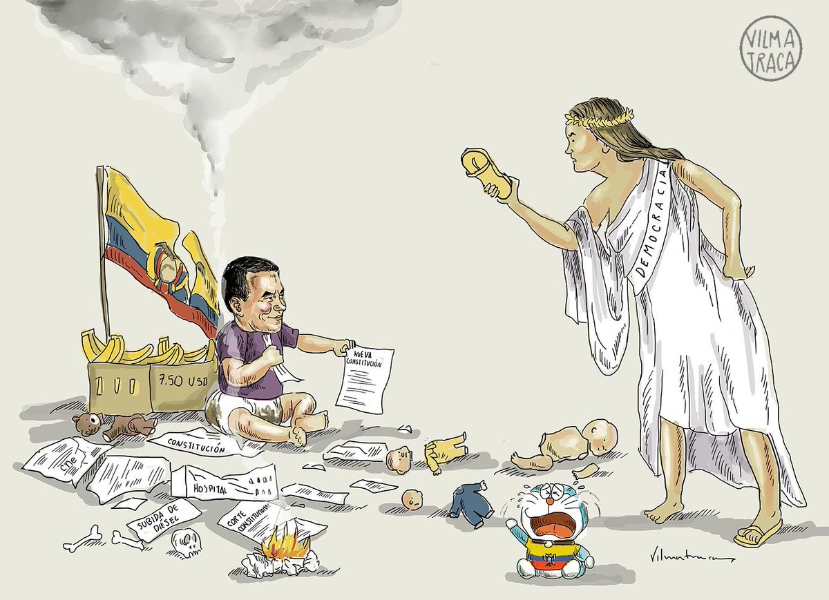 #CartonNoboa #NuevaConstituyente #Cne #CorteConstitucional #Ecuador #Vilmatraca