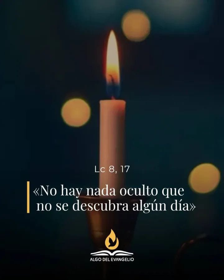 pdninos's tweet image. #EvangeliodelDía
Lectura del santo evangelio San Lucas 8, 16

En aquel tiempo, dijo Jesús al gentío:
«Nadie ha encendido una lámpara, la tapa con una vasija o lo mete debajo de la cama; sino que la pone en el candelero

#DivinoNiño   #PadrEdwin @RSB840AM @CSSPDN1 @PadrEdwin