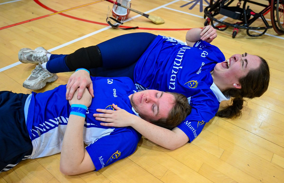 Munster reign supreme! 🏆🔥 Huge celebrations as <a href="/MunsterGAA/">Munster GAA / Comhairle na Mumhan</a>'s team of incredible players and staff lift silverware at the M. Donnelly GAA Wheelchair Hurling &amp; Camogie All-Ireland Finals 2025!