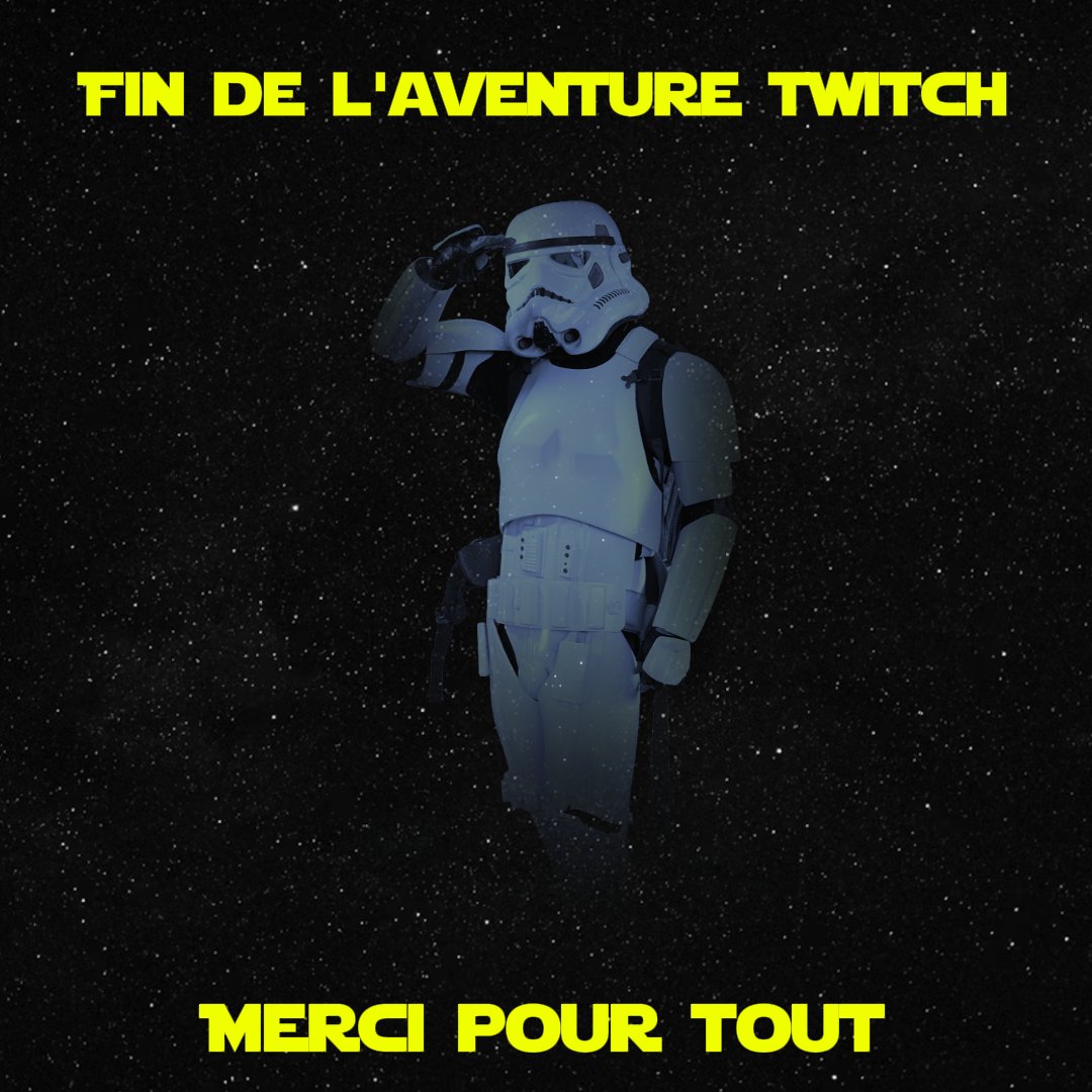 Le stream aura attiré mon regard vers une autre discipline vers laquelle je m'en vais m'investir.
Il m'aura fait connaître ma moitié. Une nouvelle vie s'offre à moi.

Merci pour tout ce que vous m'avez apporté.