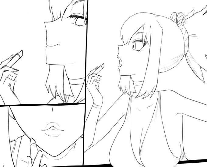 もっと唇描きたいんだけどなー 