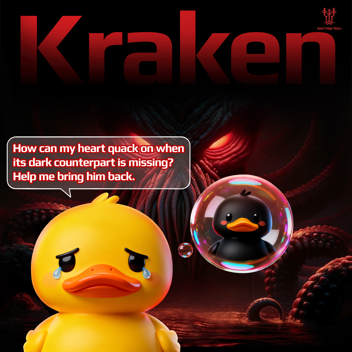 BigTreeTech's tweet image. 🦆 𝐀𝐓𝐓𝐄𝐍𝐓𝐈𝐎𝐍: 𝐇𝐀𝐕𝐄 𝐘𝐎𝐔 𝐒𝐄𝐄𝐍 𝐓𝐇𝐈𝐒 𝐃𝐔𝐂𝐊? 🦆
A critical component of the Kraken's personality is 𝐌𝐈𝐒𝐒𝐈𝐍𝐆.
Not a wire. Not a screw. Something far more important: 𝐓𝐇𝐄 𝐁𝐋𝐀𝐂𝐊 𝐃𝐔𝐂𝐊. We know it. You know it.
This was no mere accessory.…
