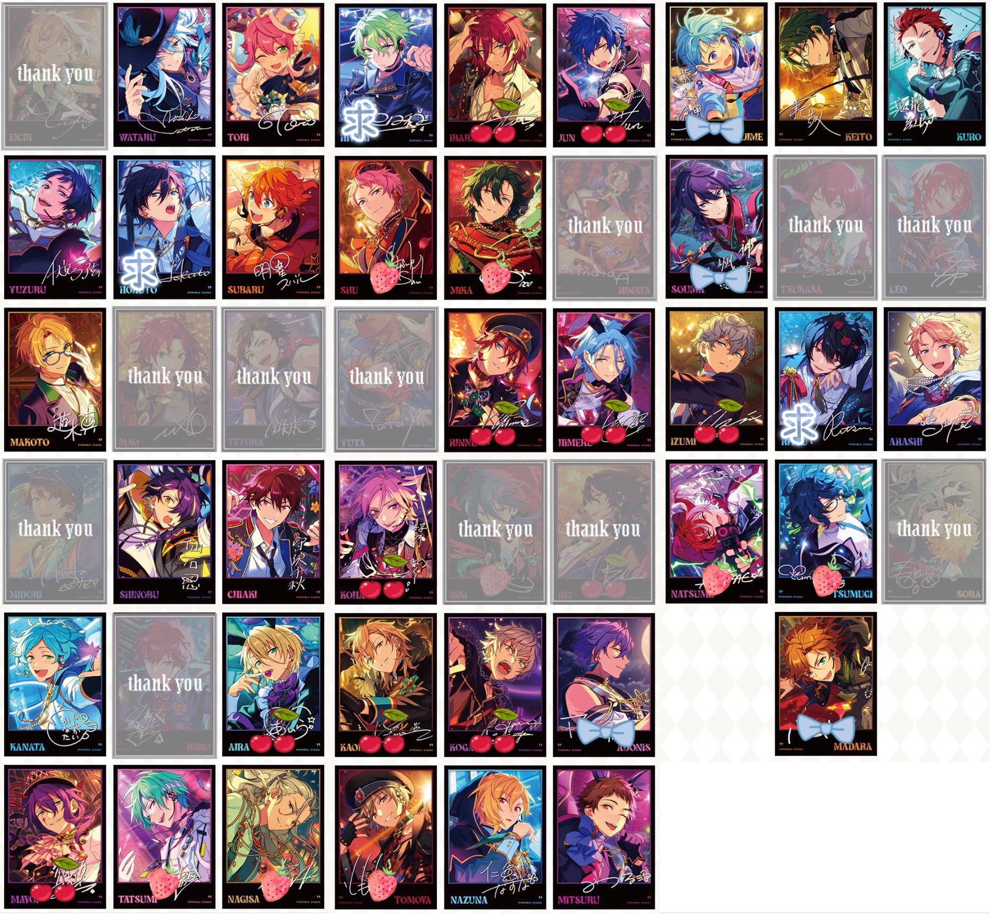【8/30まで大幅値引き】あんスタ 星幻時序 写真カード 82枚 まとめ売り 𝒜𝓇𝒾 on X: 