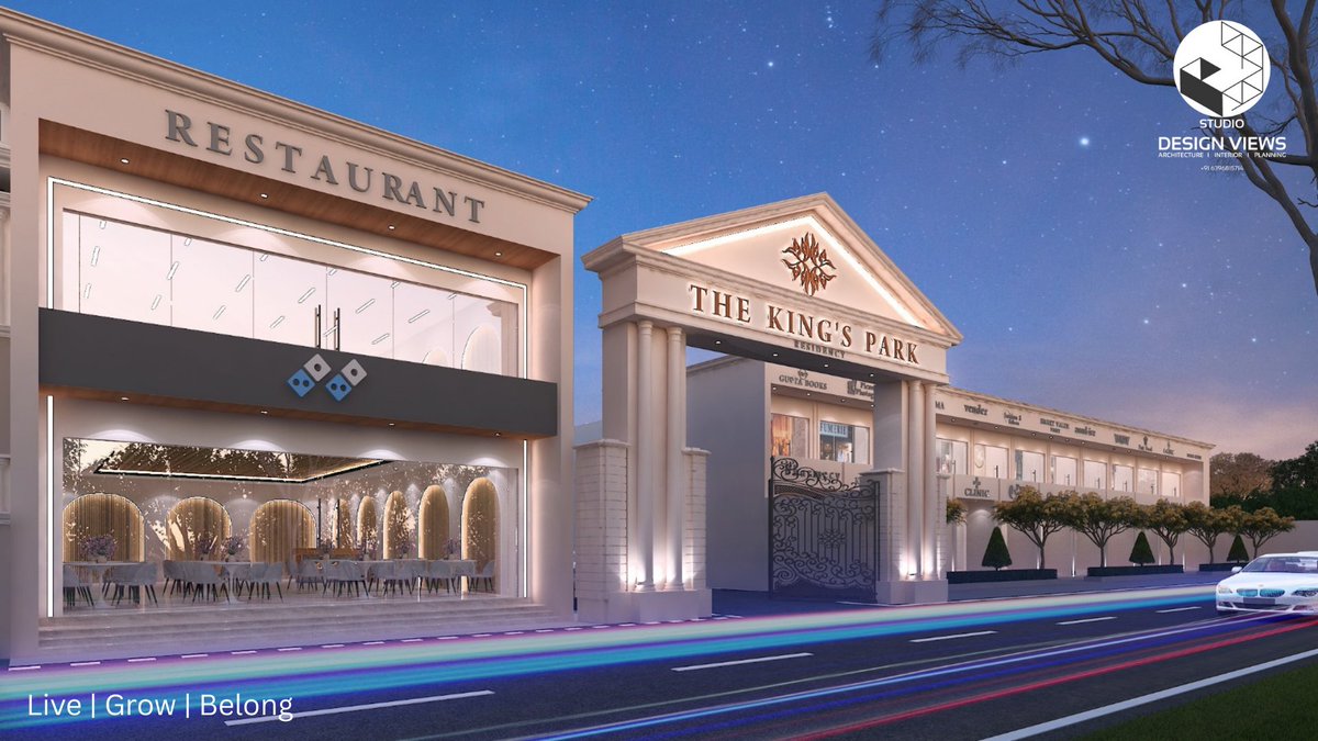 ViewsStudio's tweet image. Project Name: THE KING&apos;S PARK
Location: Bareilly
Our row housing project is designed to reflect timeless aesthetics - graceful arches, and columned facades - blended seamlessly. 
Contact us on +91-6396815714, 0581-46798224 or visit our website : studiodesignviews.com