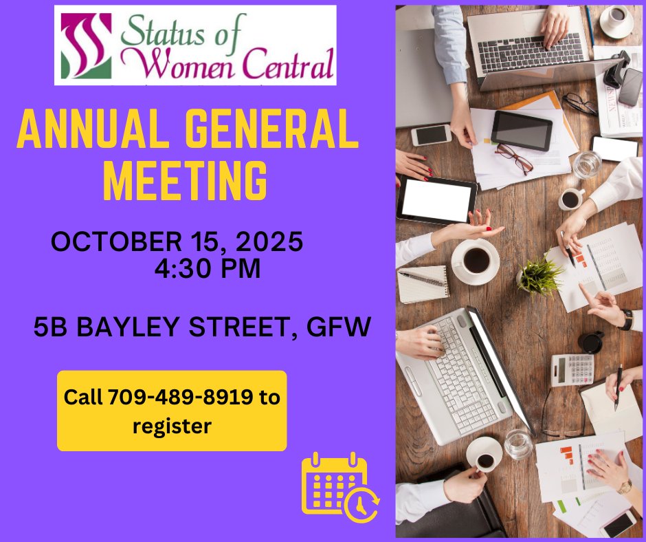 Status of Women Central NL (@womenscentregfw) on Twitter photo 