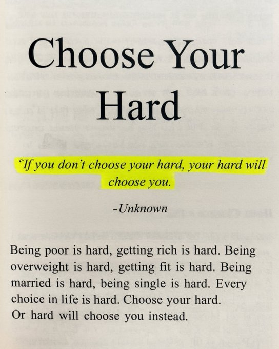 PathOfMen_'s tweet photo. Choose your hard. https://t.co/mlhAVi5ftV