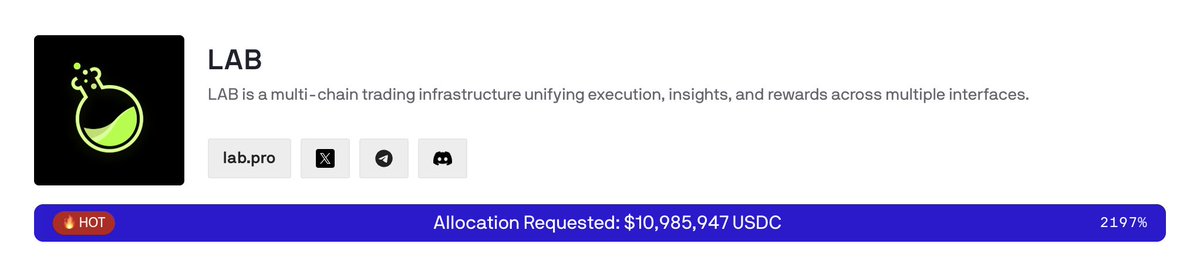 Close to $11M requested, 2190% oversubscribed.

We're reviewing every application. Excited to onboard so many new builders into our ecosystem. 

4 hours left → legion.cc/?takeover=nozo…