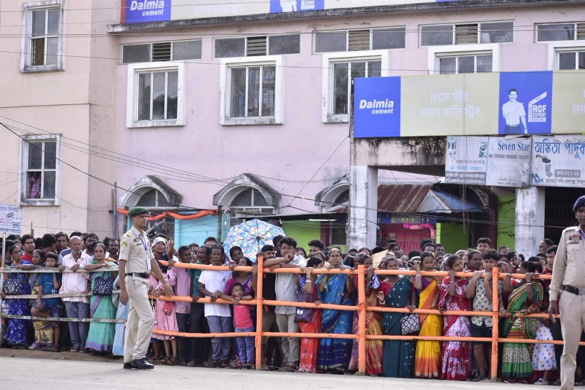 devid_tiprasa's tweet image. Tripura welcomes PM @narendramodi with devotion and gratitude.
Blessings from Maa Tripura Sundari, and blessings of development.
#MatabariShaktiPithePMModi