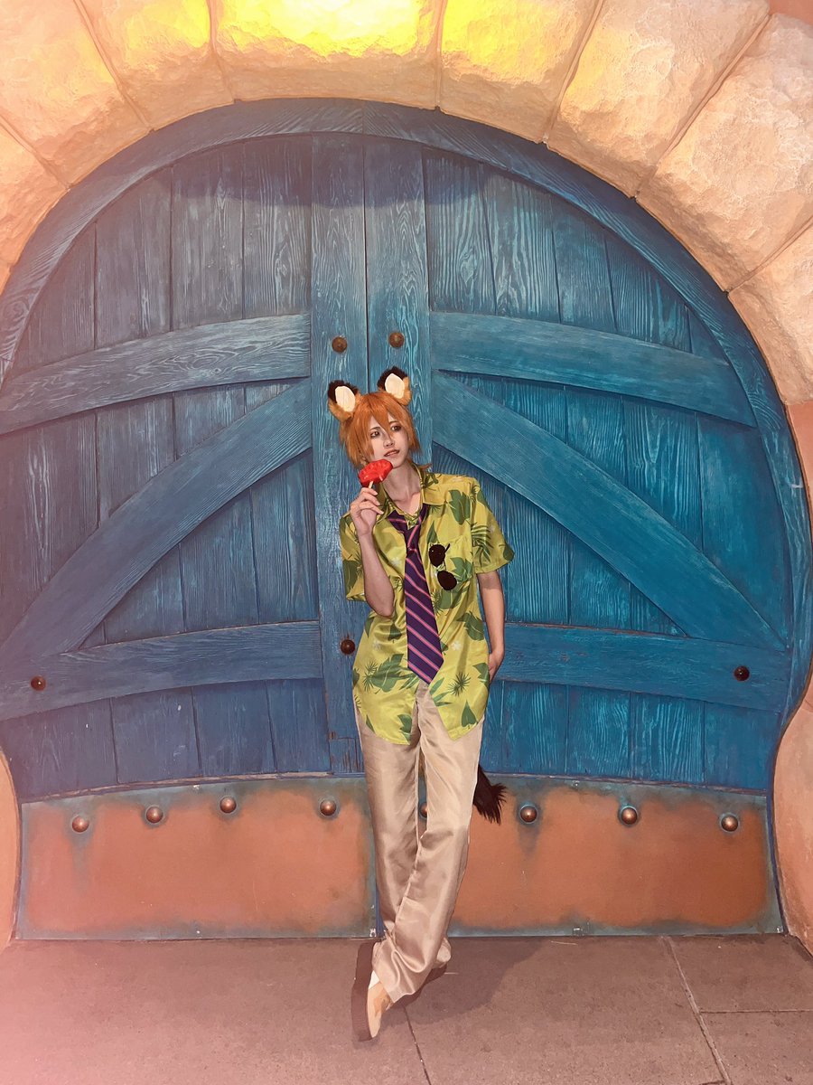 haaaaarucha's tweet photo. 昨日はにんじんと一緒に陸にいました
  #Dハロ仮装2025   #ニック・ワイルド https://t.co/aZCBMLCpUF
